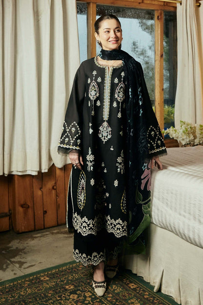 Black lawn dress