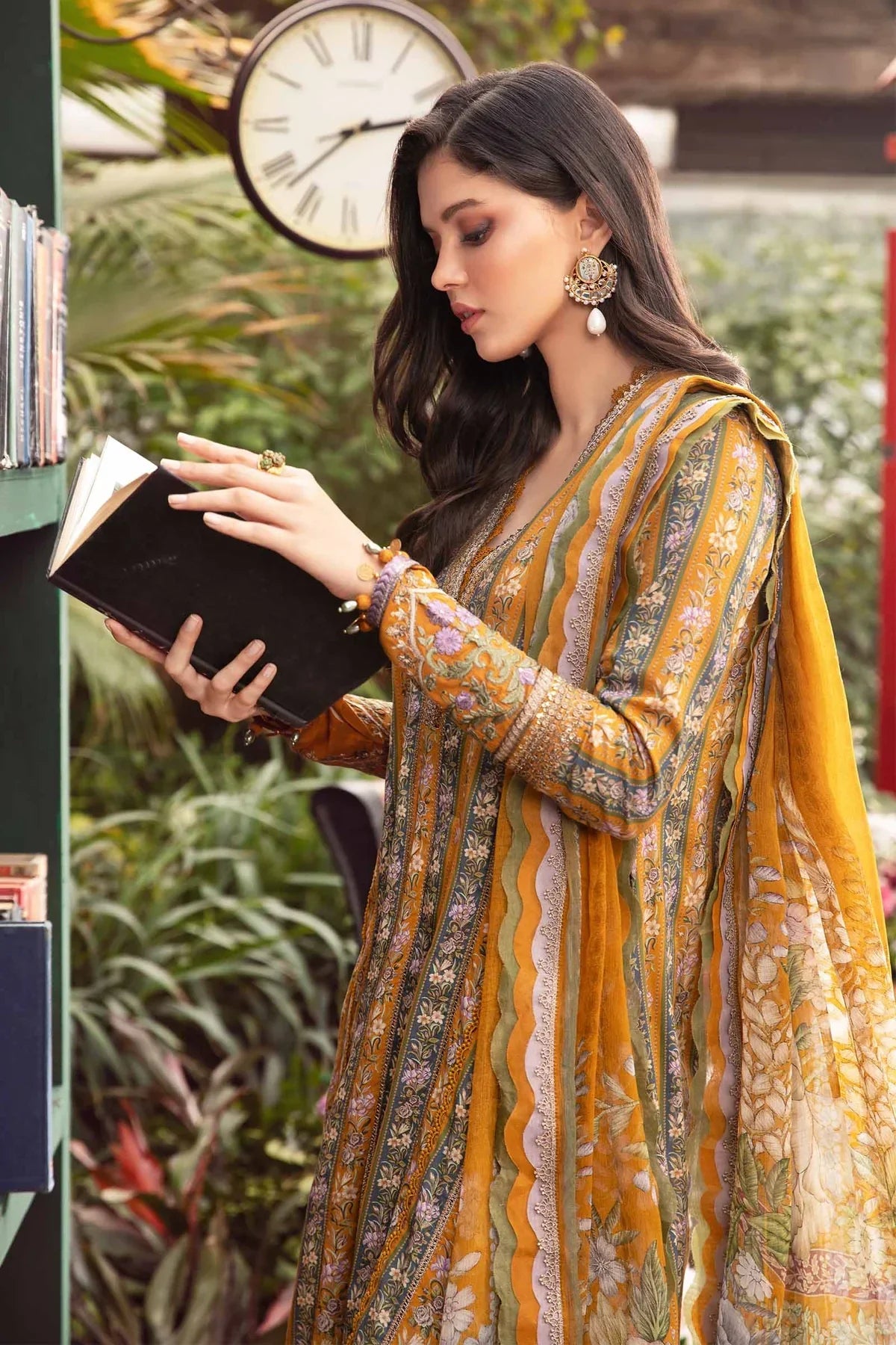 M-Print 1037 Lawn Digital Printed Three Piece