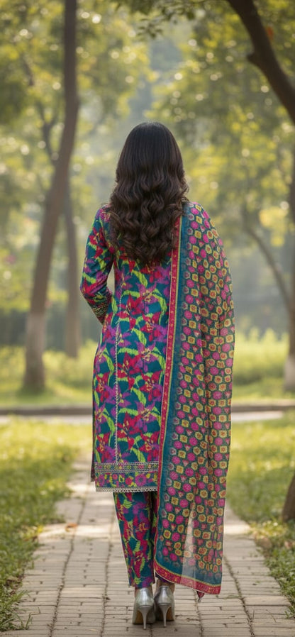 NAYYAB-COLLECTION LAWN PRINTED UNSTICHED