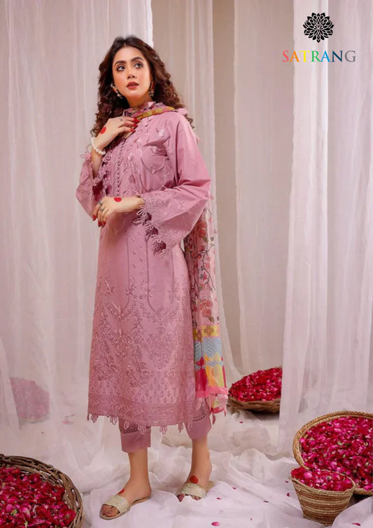 URGE EMBROIDERED DHANAK 3PC UNSTICHED