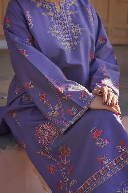 2PC DHANAK EMBROIDERE UNSTICHED - JAZMIN