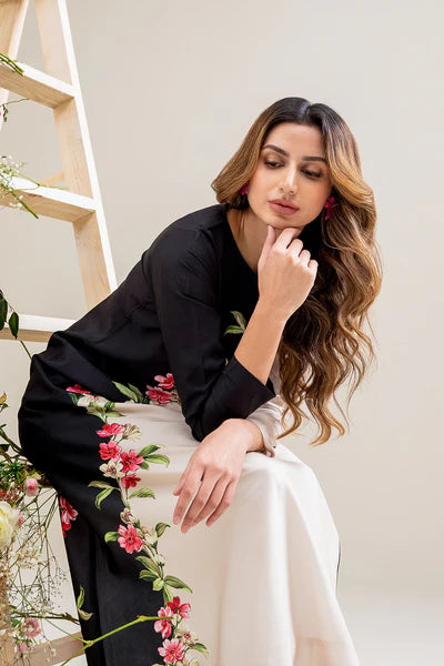 Lulusar NC-516 3PC Shamoz silk shirt & trouser Unstiched