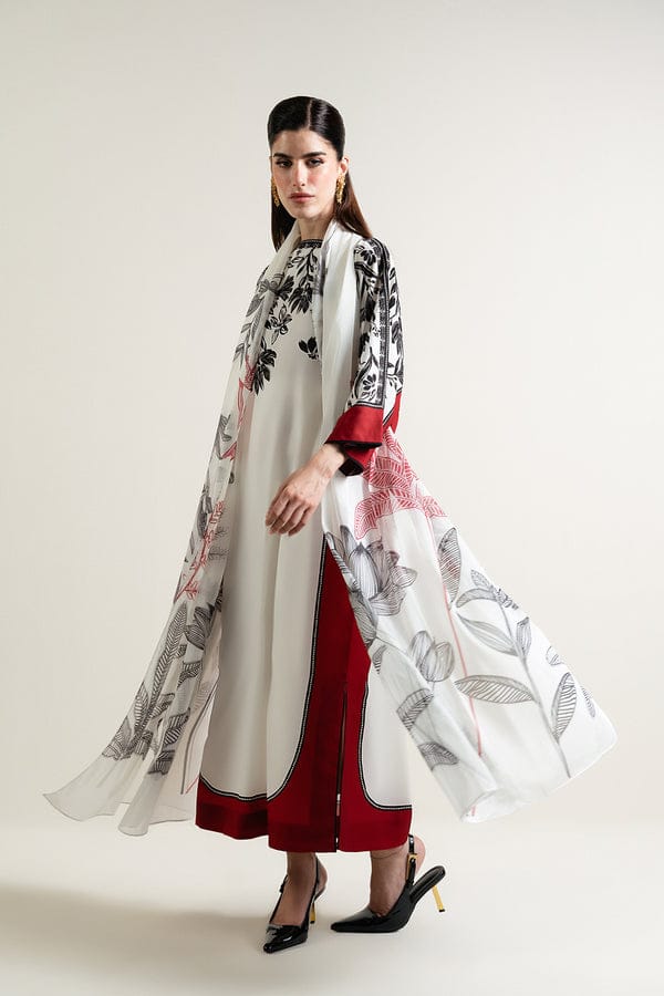Lulusar NC-510 3PC Shamoz silk shirt & trouser Unstiched