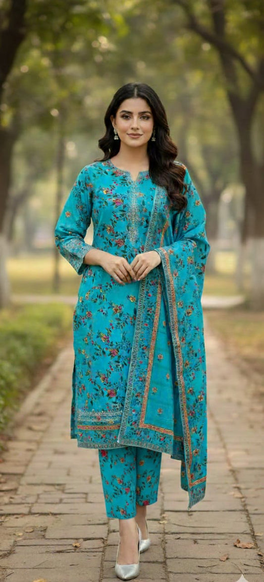 NAYYAB-COLLECTION LAWN PRINTED UNSTICHED