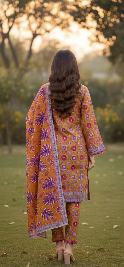 NAYYAB-COLLECTION LAWN PRINTED UNSTICHED