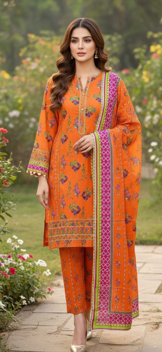 NAYYAB-COLLECTION LAWN PRINTED UNSTICHED