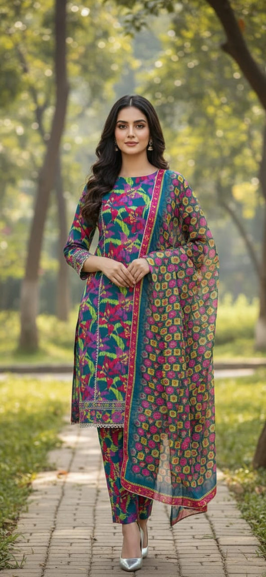 NAYYAB-COLLECTION LAWN PRINTED UNSTICHED