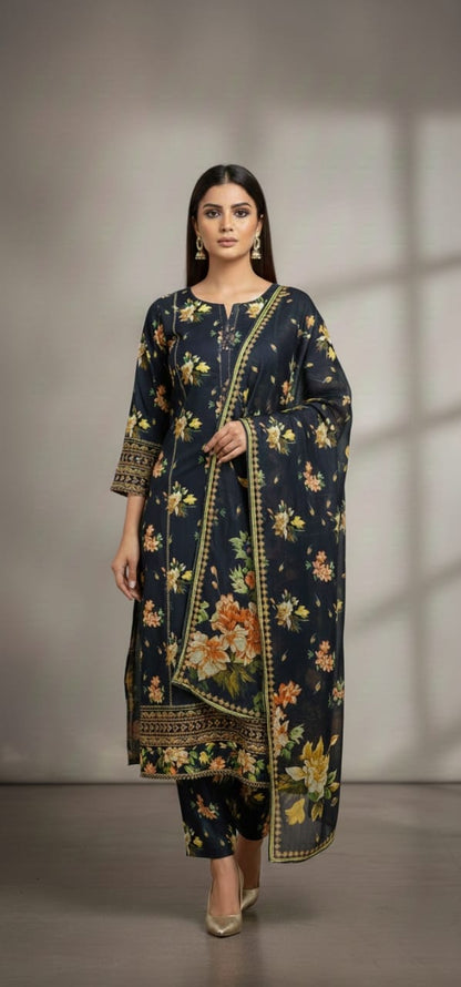 NAYYAB-COLLECTION LAWN PRINTED UNSTICHED