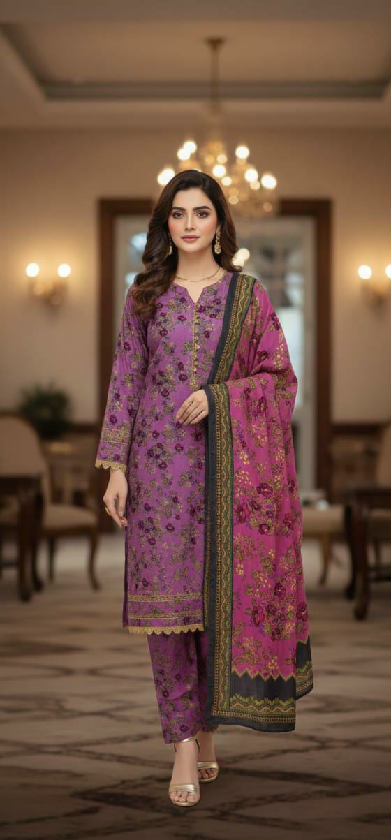 NAYYAB-COLLECTION LAWN PRINTED UNSTICHED