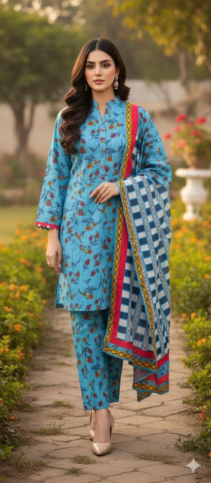 NAYYAB-COLLECTION LAWN PRINTED UNSTICHED