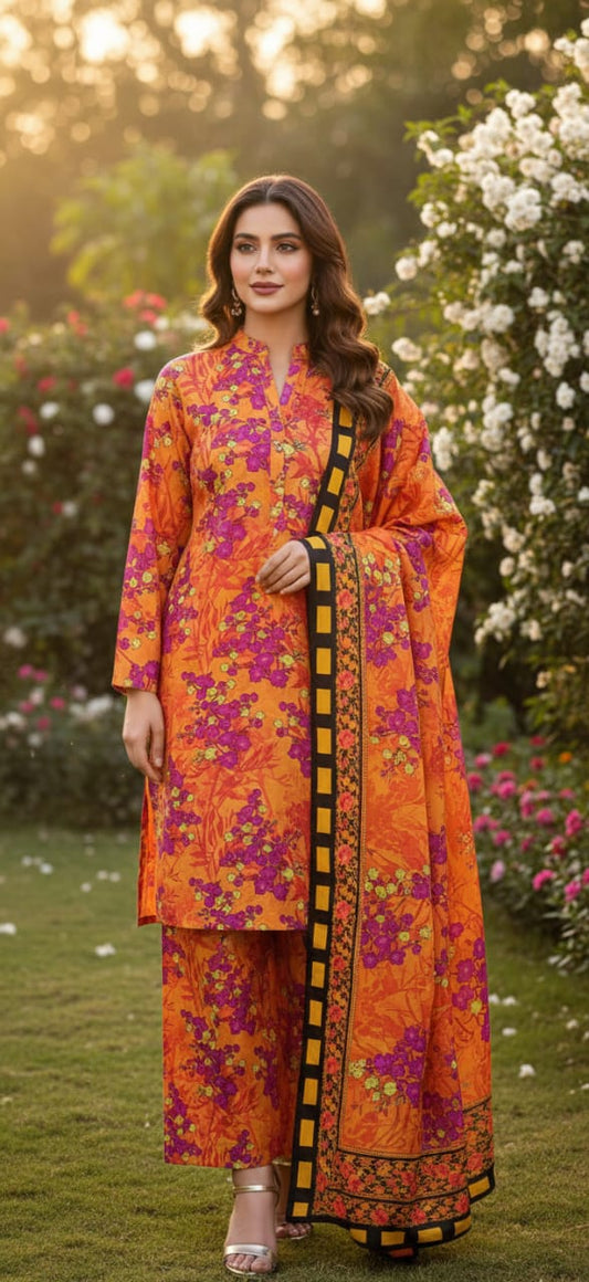 NAYYAB-COLLECTION LAWN PRINTED UNSTICHED