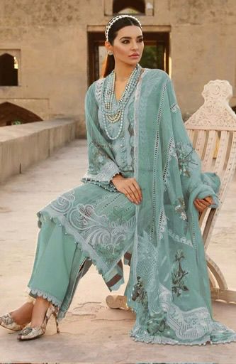 CRIMSON EMBROIDERED LAWN 3PC UNSTICHED