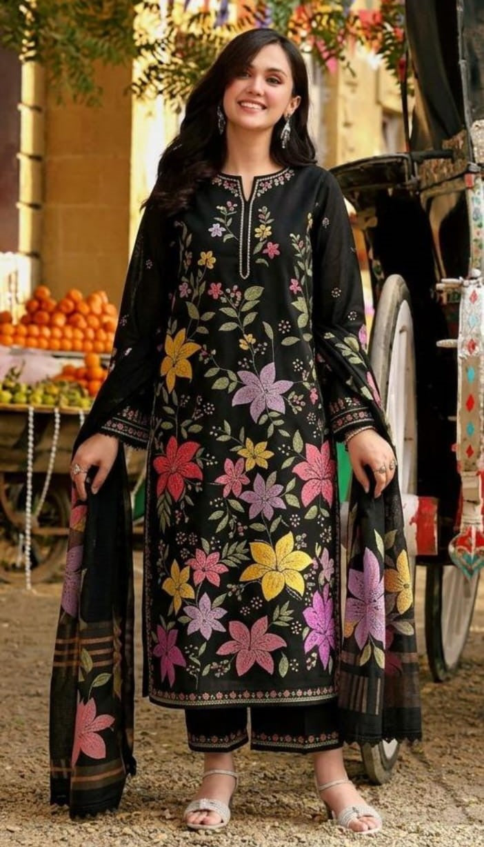 ANEELA'S EMBROIDERED LAWN 3PC UNSTCHED