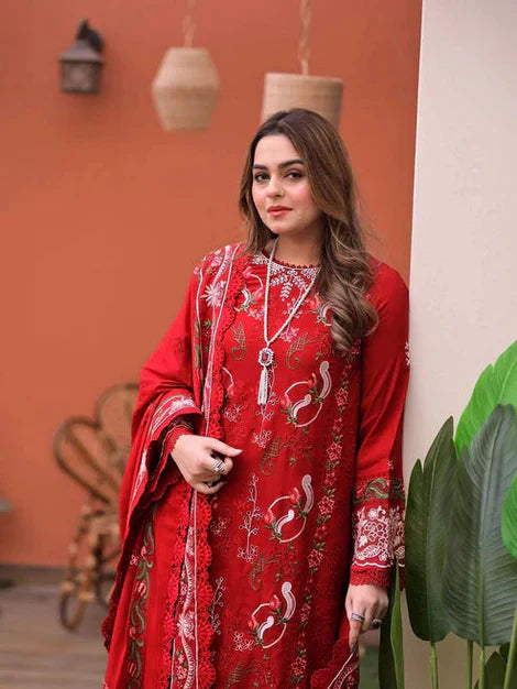 ANEELA'S EMBROIDERED LAWN 3PC UNSTICHED