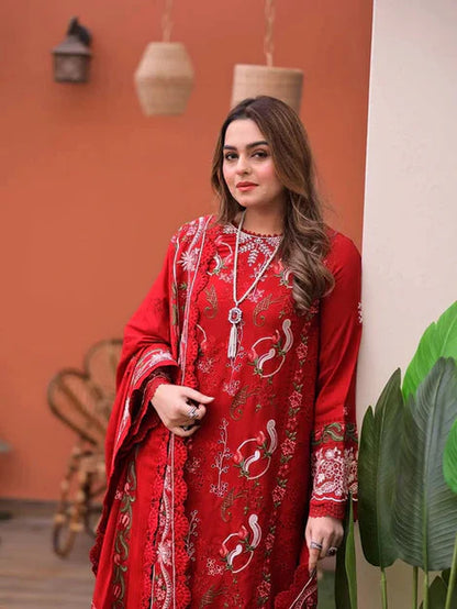 ANEELA'S EMBROIDERED LAWN 3PC UNSTICHED
