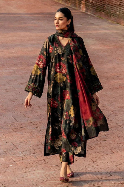 Maria.B Three piece printed karandi
