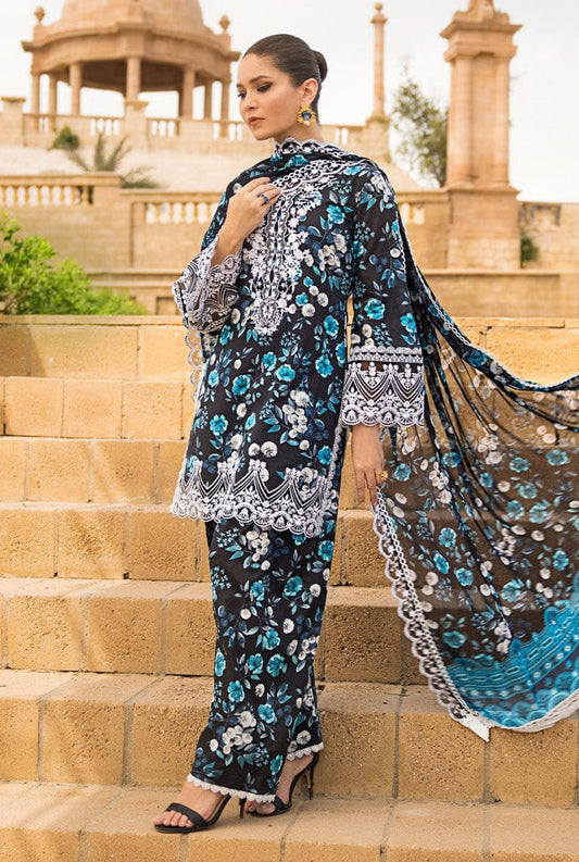 NC-840 Printed Airjet Viscous Silk Three Piece Unstiched