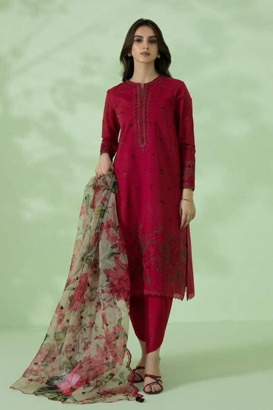 Sapphire Embroidered Dhanak Three Piece SP-751 Unstiched