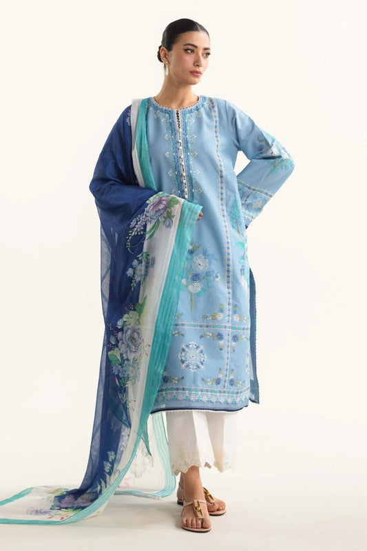 Zarashahjhan Embroidered Dhanak Three Piece COCO-770 unstiched