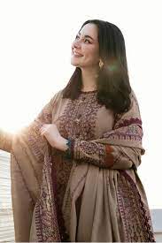 Florent-Embroidered three peice suite and sleeve embroidered &dhanak embroidered shawl