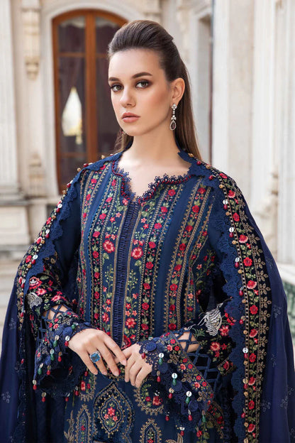 Limelight-Embroidered three piece suite Unstiched