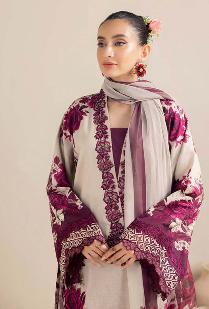 Maria.B - 3PC Lawn Shirt And Printed Dupatta With Trouser